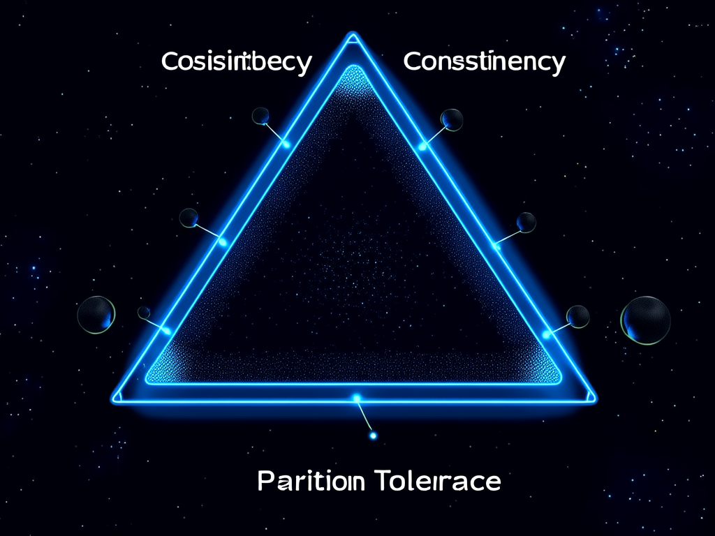 Cap theorem triangle floating in space consistency availabil