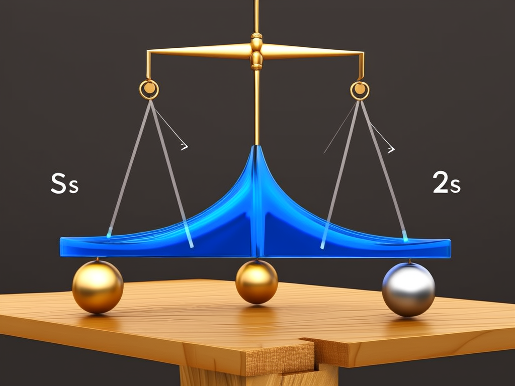 Expectation as center of mass balance point on probability d