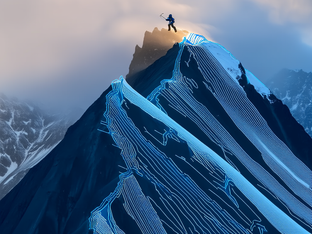 Maximum likelihood estimation mountain climber finding the p