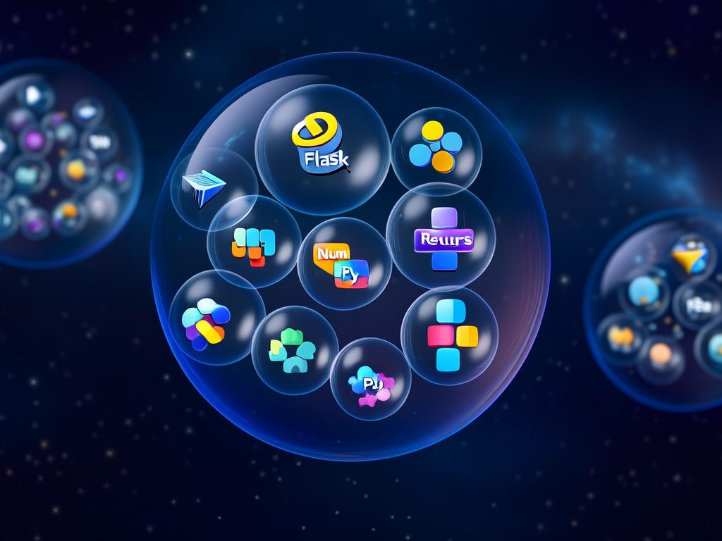 Python virtual environment isolated bubbles each with differ