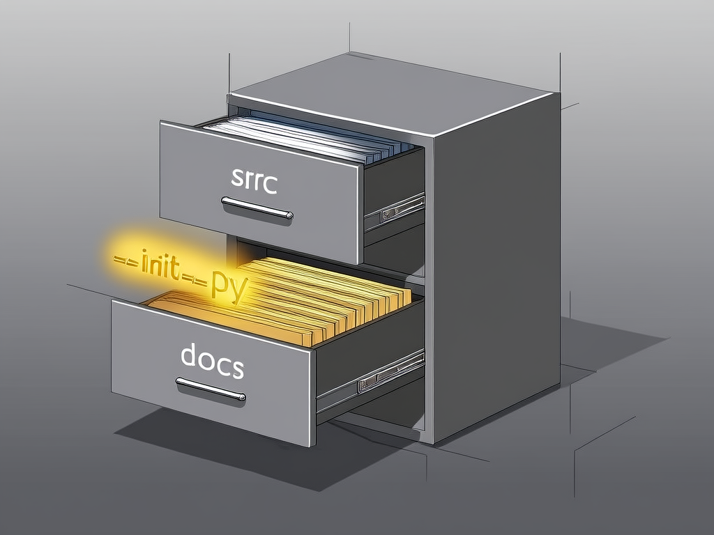 Python project structure as a well organized filing cabinet