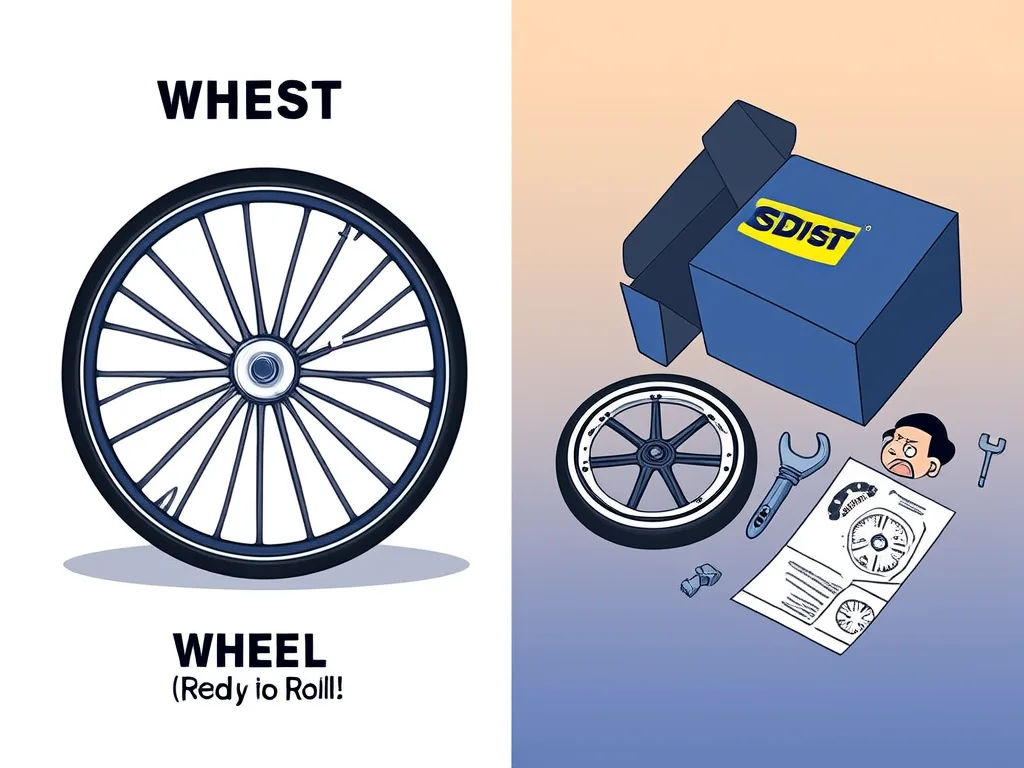 Wheel vs sdist comparison: prebuilt furniture vs IKEA flat-pack