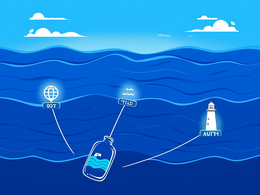 Dns resolution journey message traveling through hierarchica