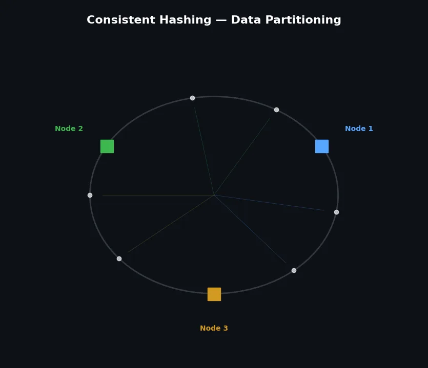 Consistent hashing ring