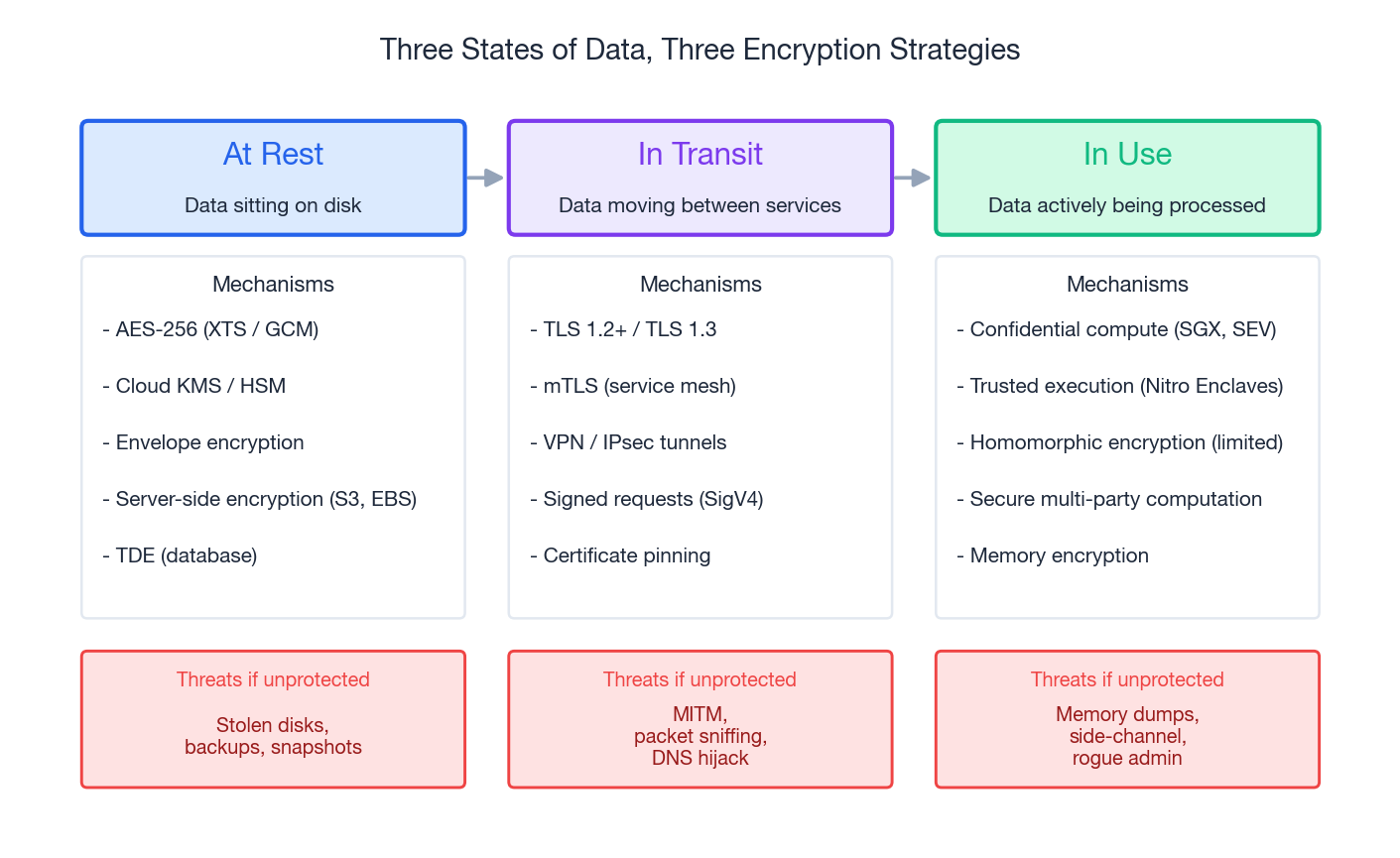 Three States of Data
