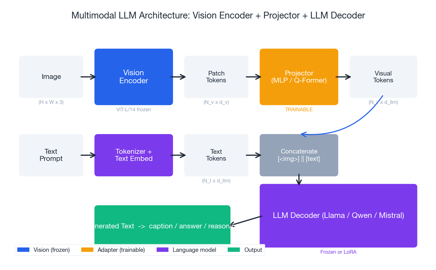 MLLM architecture